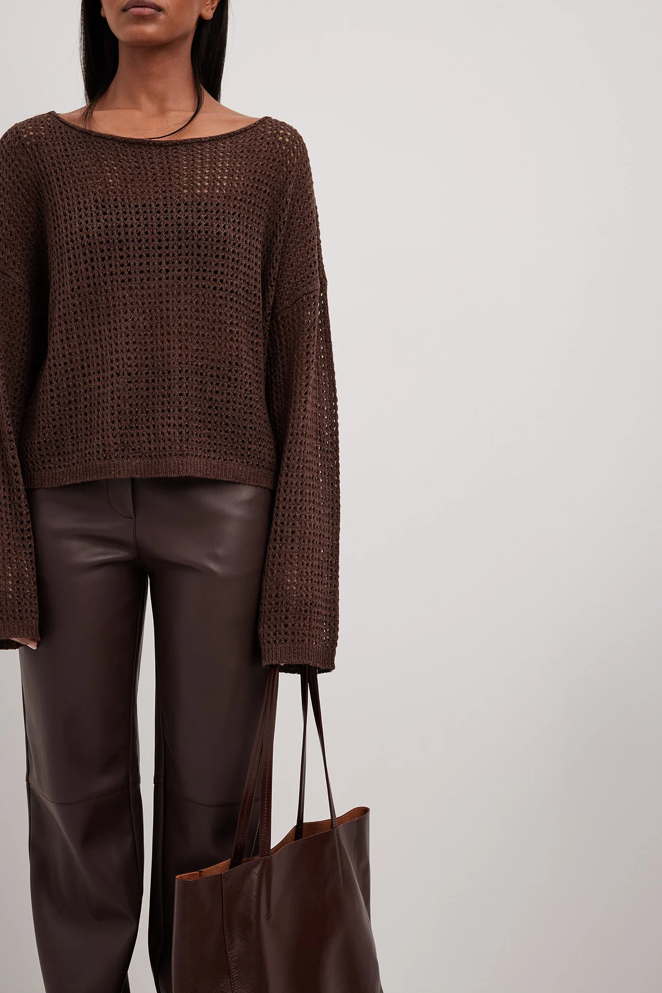 Lässiger Oversize-Strickpullover