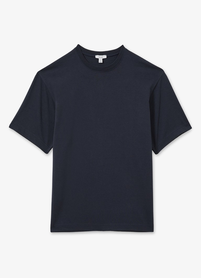 Koszulka Reiss Tate Oversized z okrągłym dekoltem i krótkim rękawem