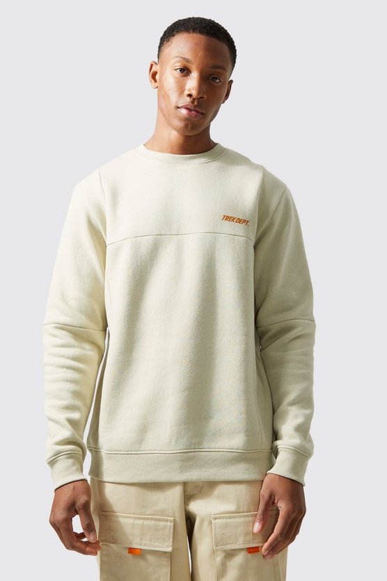 Active Sweatshirt mit Trek Dept Naht-Detail