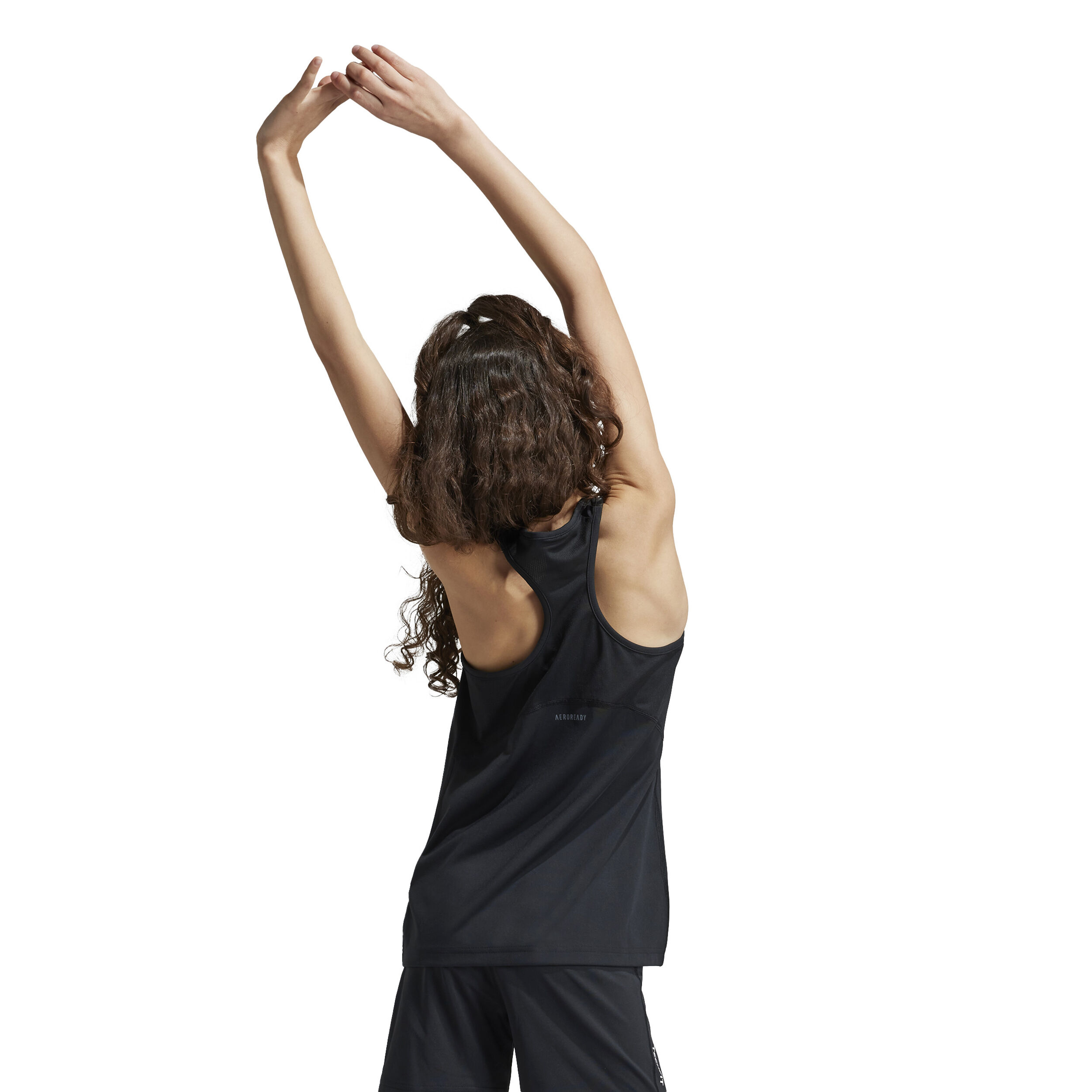 Tech-Fit Tank-Top Kinder - Schwarz