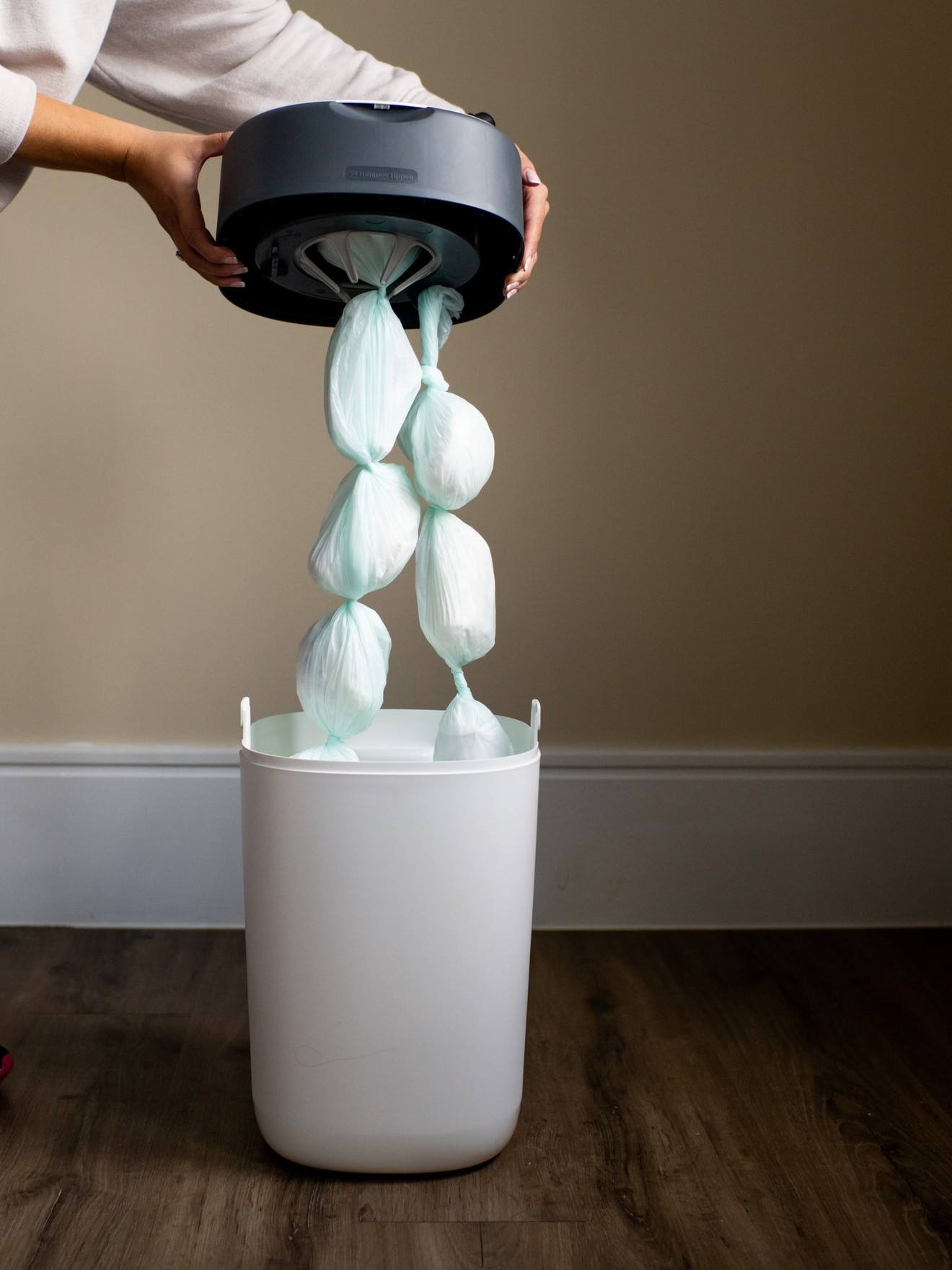 Tommee tippee Windeleimer Twist & Click TOMMEE TIPPEE inkl. 1 Nachfüllkassette - weiß