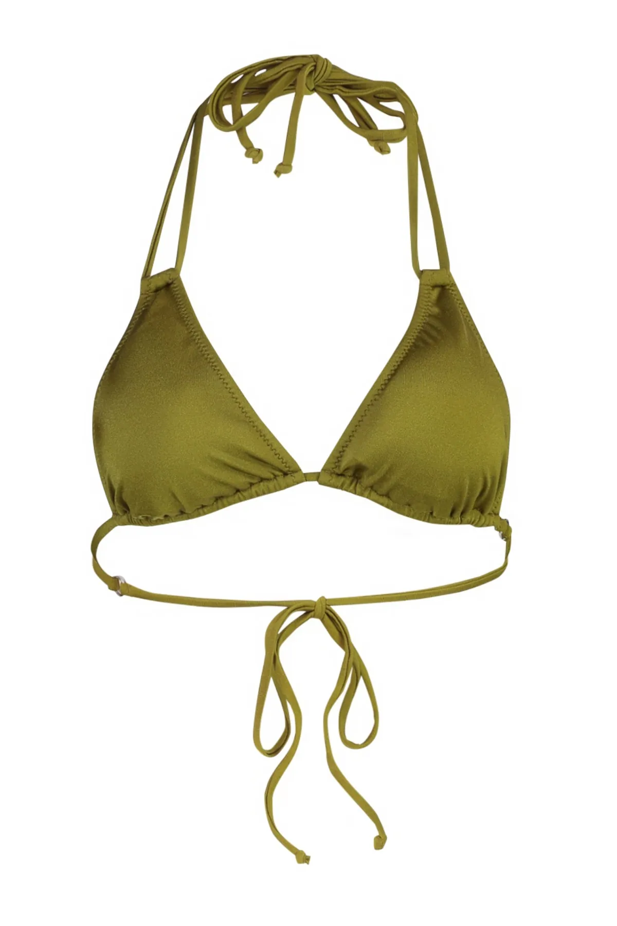 Trendyol Collection  Grünes Triangel-Bikinioberteil TBESS23BU00107
