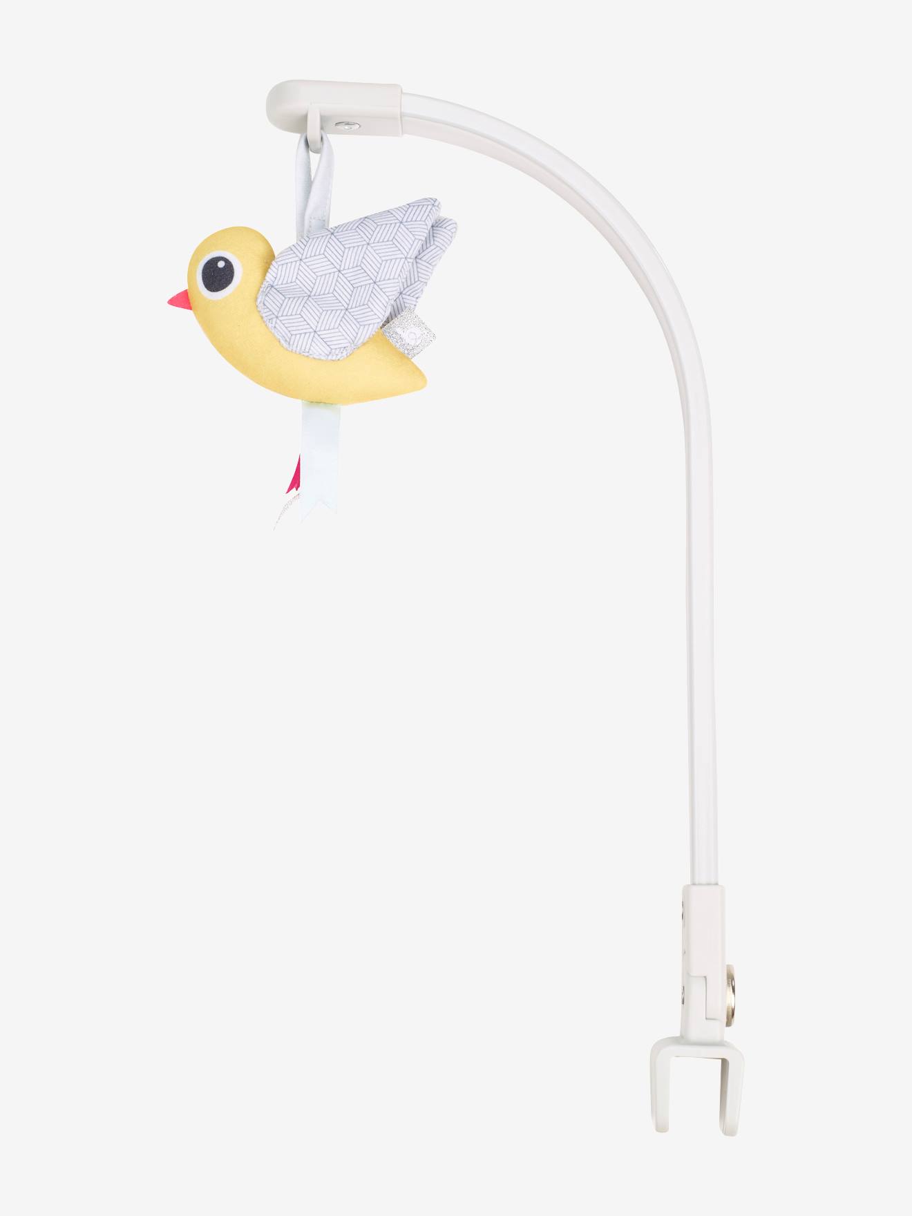 Babymoov Babywippe mit Spielzeug GRAPHIK BABYMOOV - grau/pfirsich