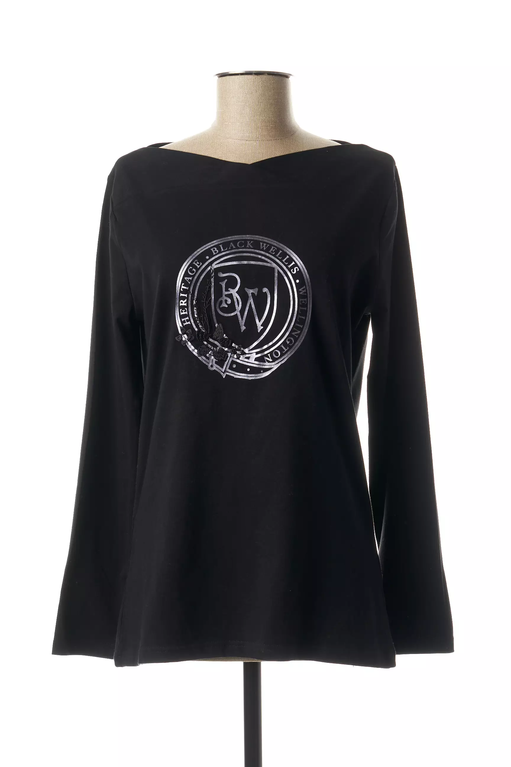 Black Wellis Pulls Femme couleur noir