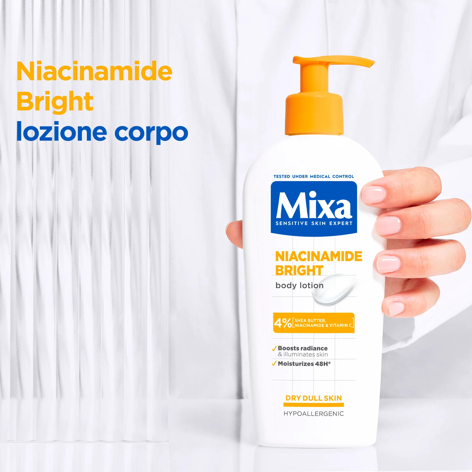 Niacinamid Bright Body - Losion za tijelo - Mlijeko za tijelo, Mlijeko za posvjetljivanje tijela