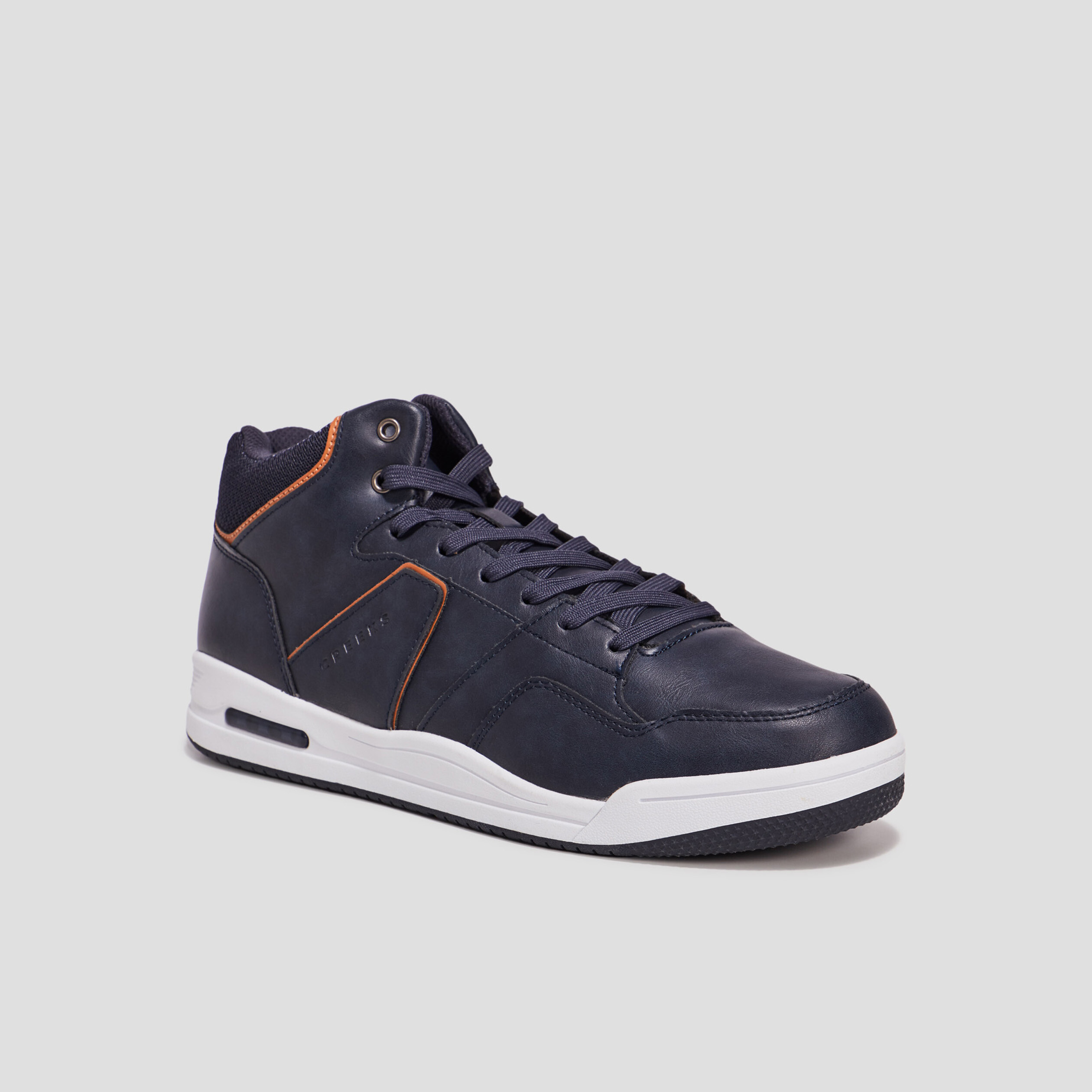 Baskets montantes Creeks bleu marine homme | La Halle