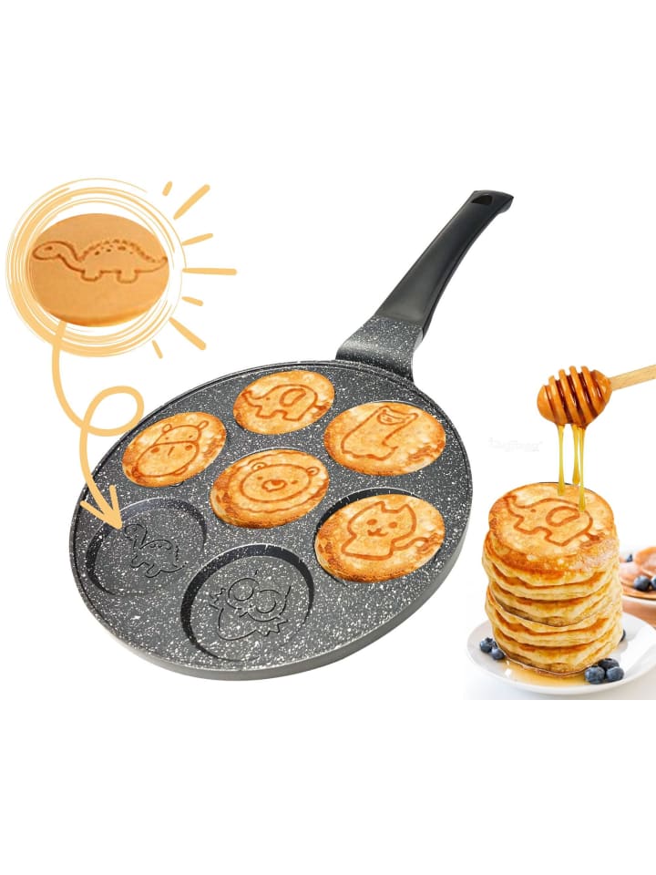 COFI 1453 Tiere Pfannkuchen Pfanne Ø26cm in Schwarz günstig kaufen 26 cm
