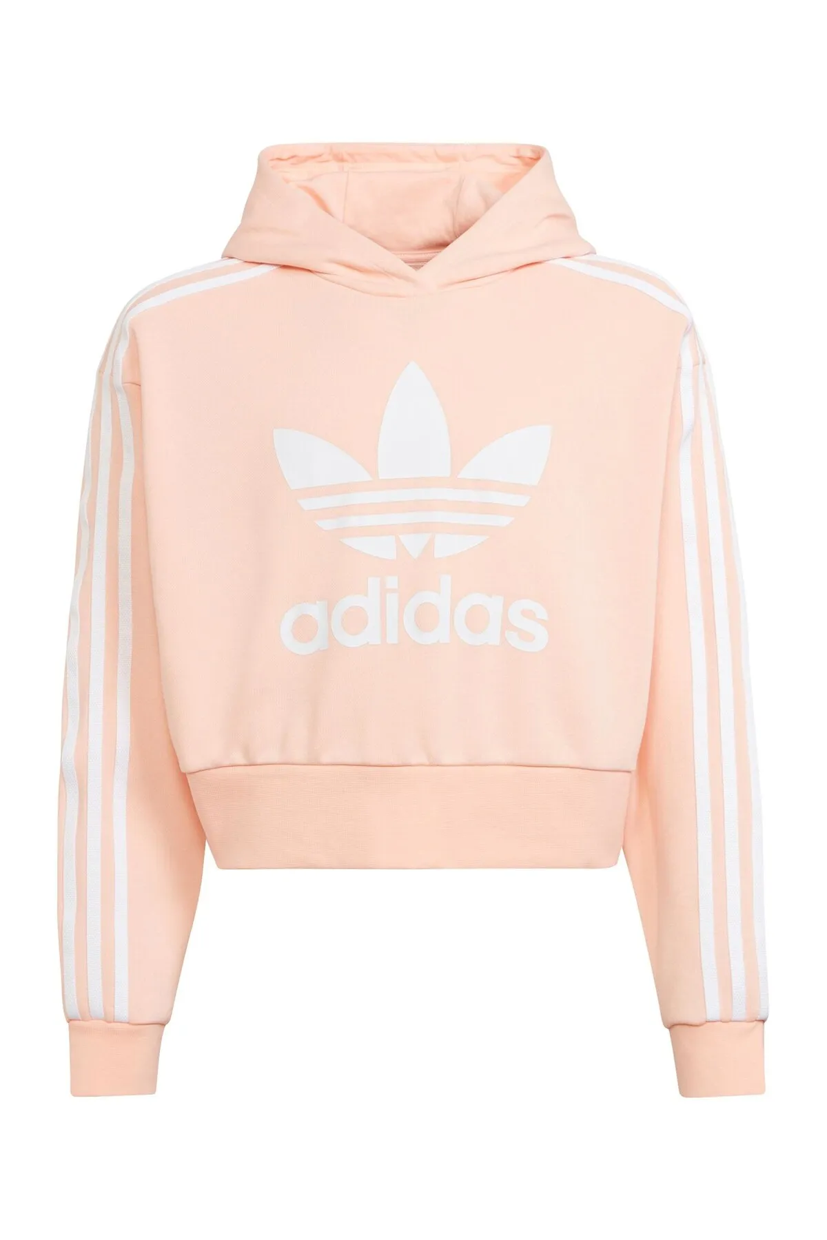 adidas  Damen adidas Cropped Hoodie Kinder