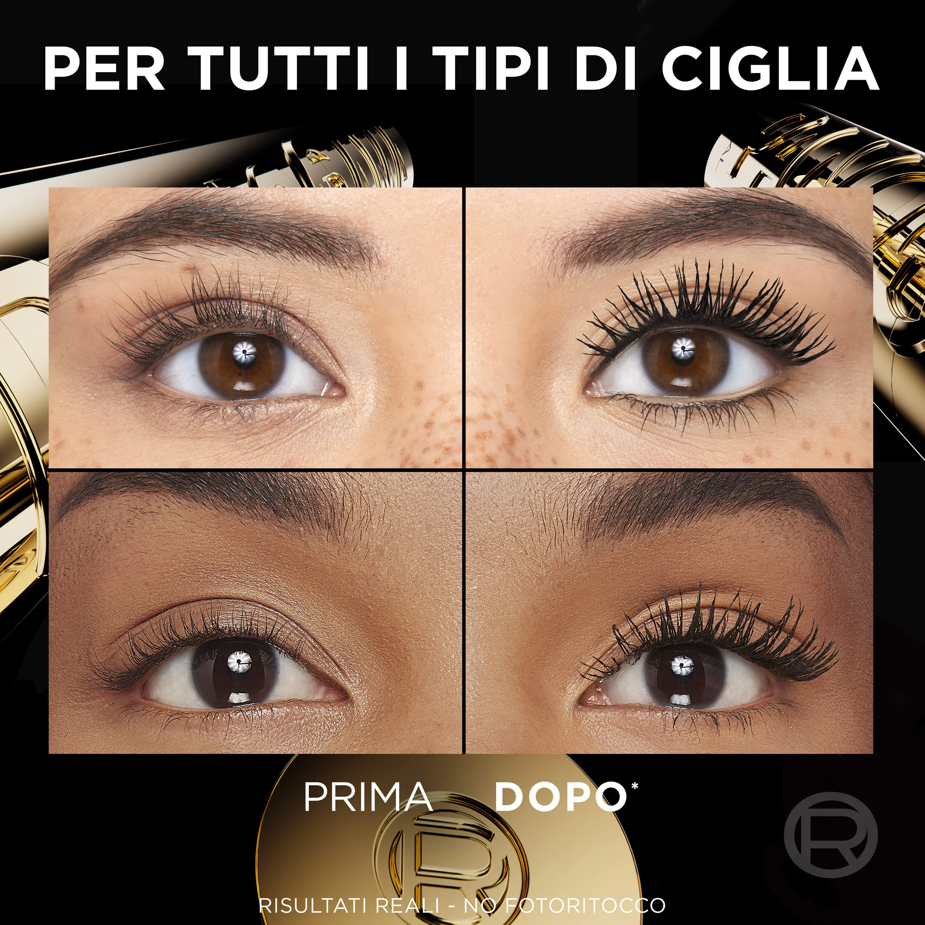 Million Lashes Volume Eyes - Máscara de pestañas Panorama - Máscara de pestañas