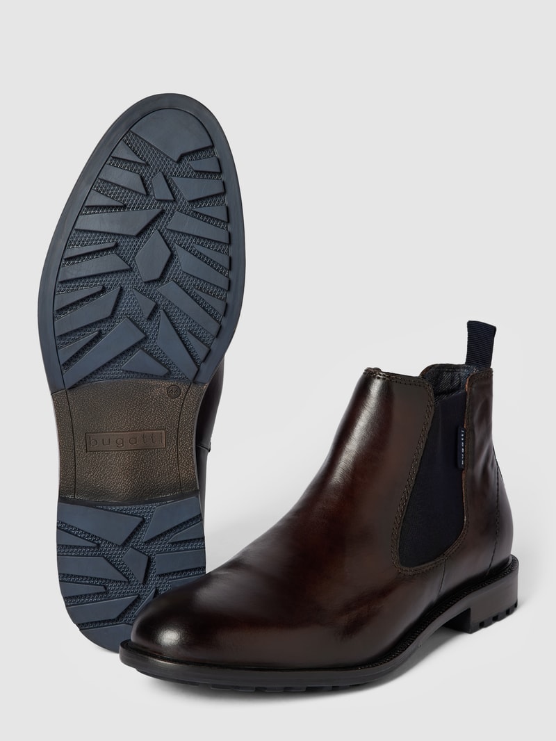 Chelsea Boots mit elastischen Einsätzen Modell 'Bonifacio' in mittelbraun