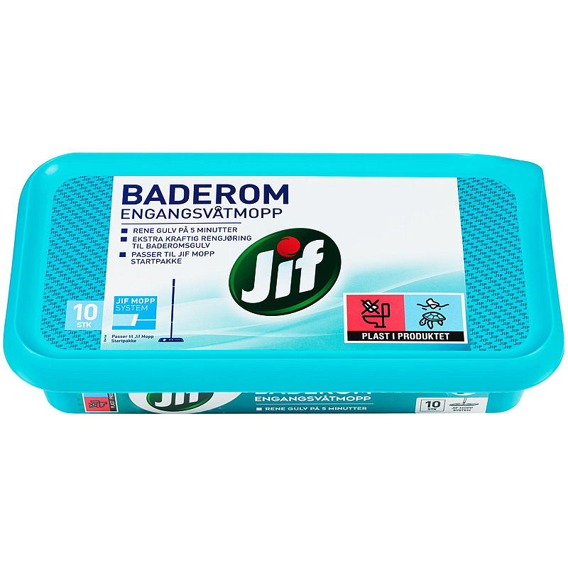 Jif Engangsmopp 10-pk Jif Baderom