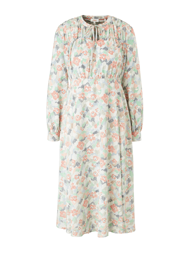 s.Oliver Einteiler Kleid lang in Creme günstig kaufen
