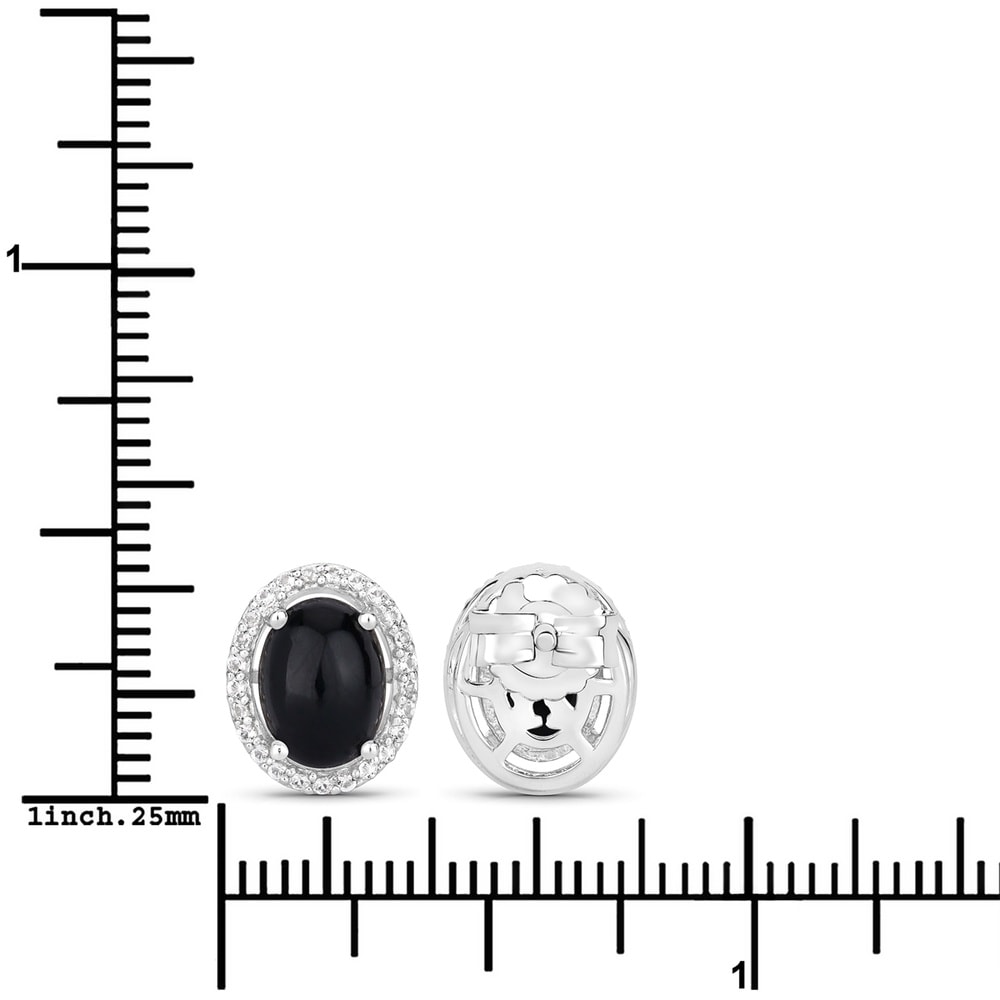 Rafaela Donata Boucles doreilles Argent sterling Onyx en Argent Bijoux