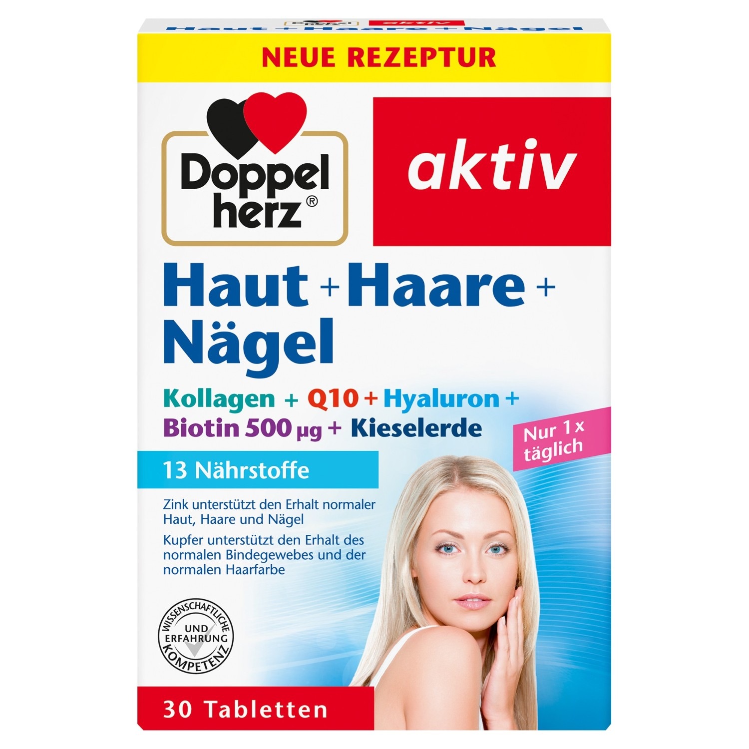 Doppelherz Haut + Haare + Nägel Tbl. 30