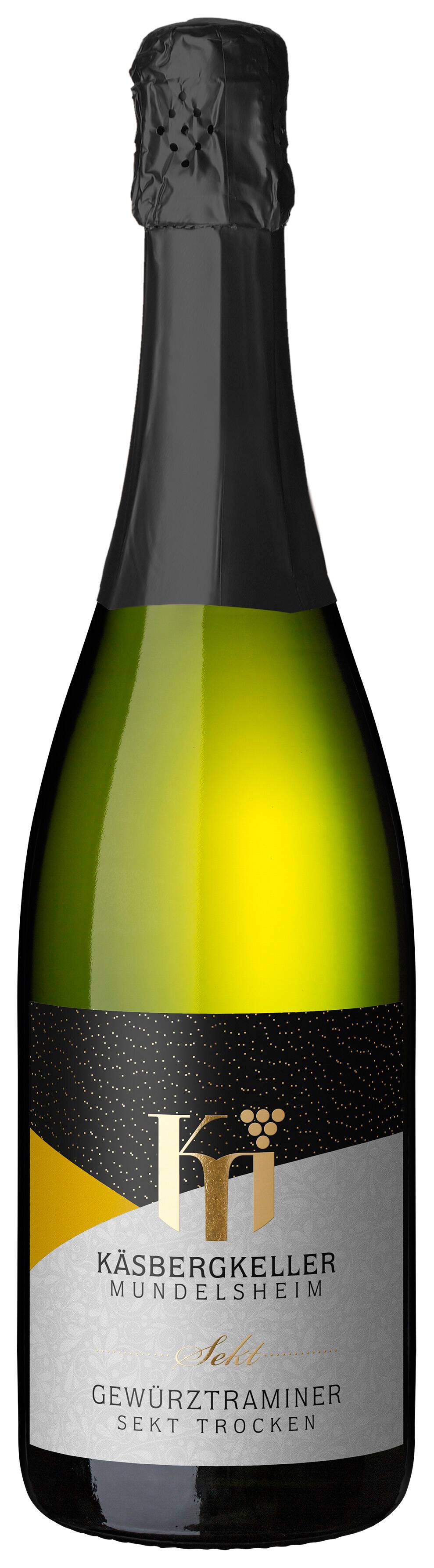 Lauffener Weingärtner eG Käsbergkeller Mundelsheim Gewürztraminer Sekt trocken 2021