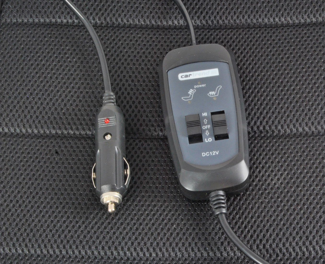 Cartrend Heizkissen SET 2 x Auto Sitzheizung CARBONHEIZMATTE getrennt Sitz & Rückenfläche, Turbo Plus Sitzheizung mit Carbonheizmatte