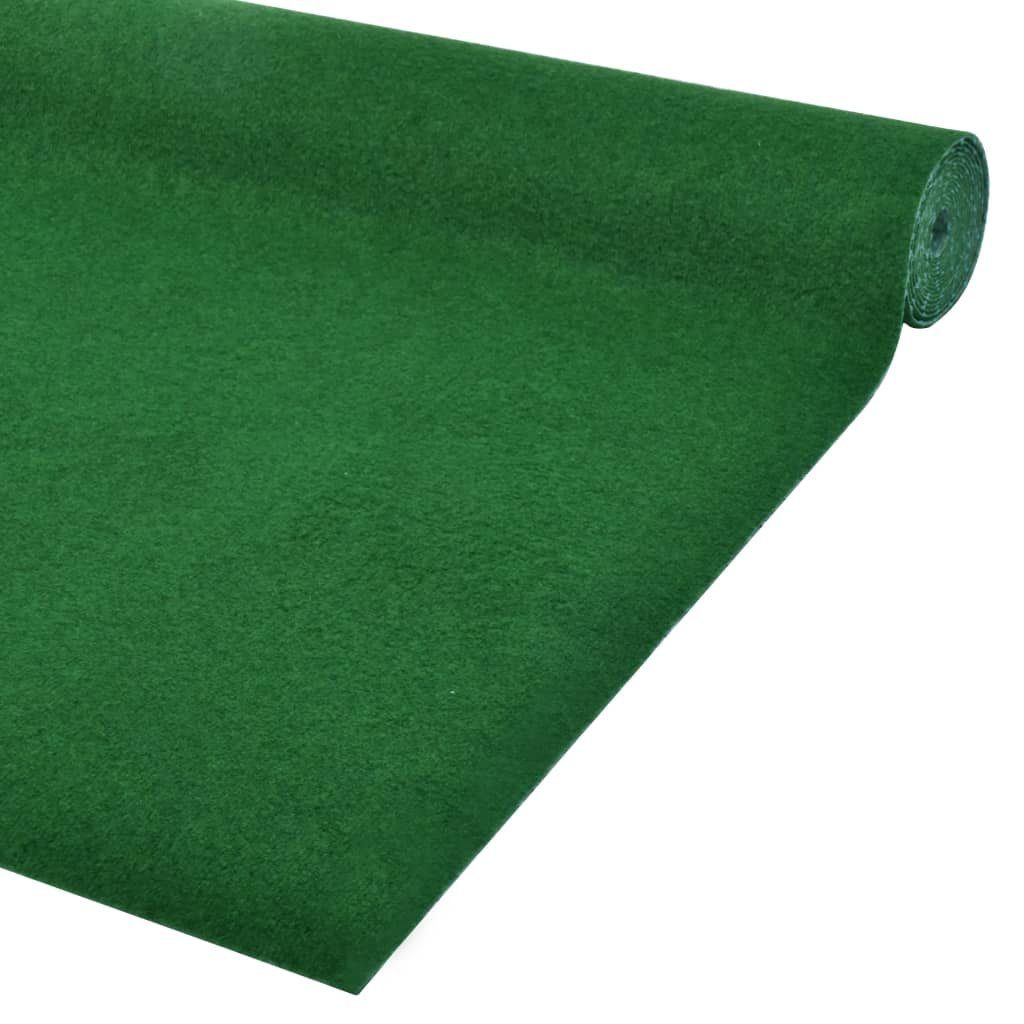 Kunstrasen Kunstrasen mit Noppen PP 2 x 1 m Grün, vidaXL