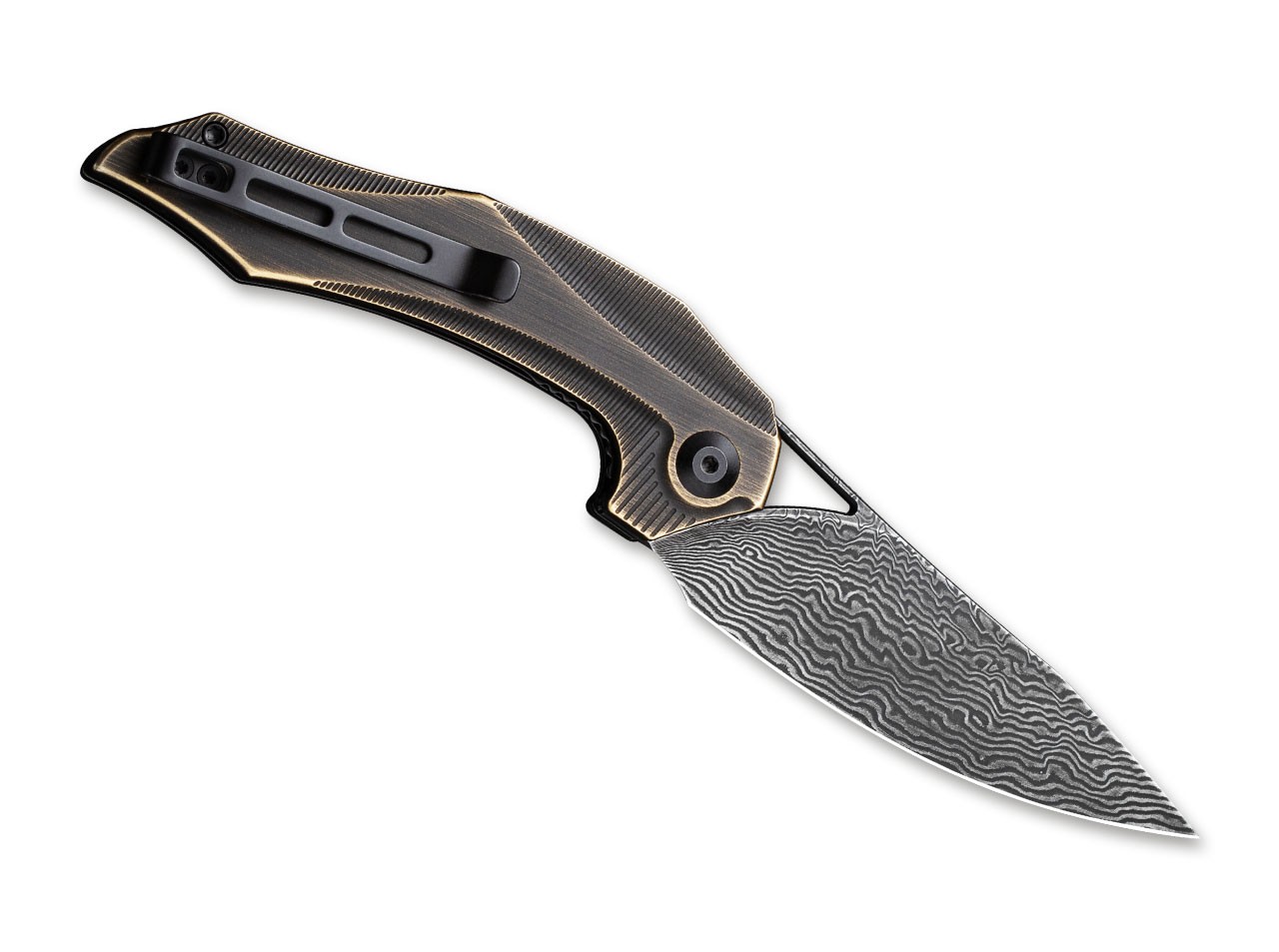 Plethiros Black Brass Damascus