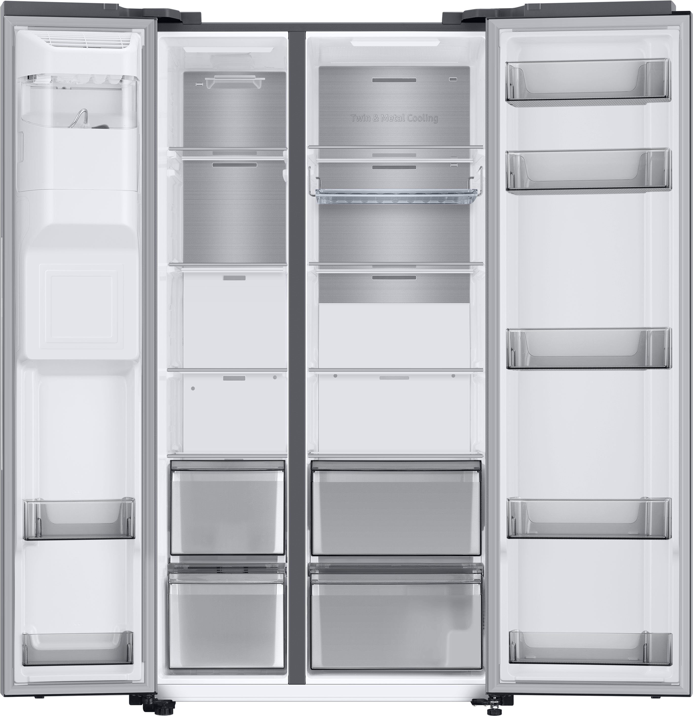 Samsung Side-by-Side RS6GA884CSL, 178 cm hoch, 91,2 cm breit