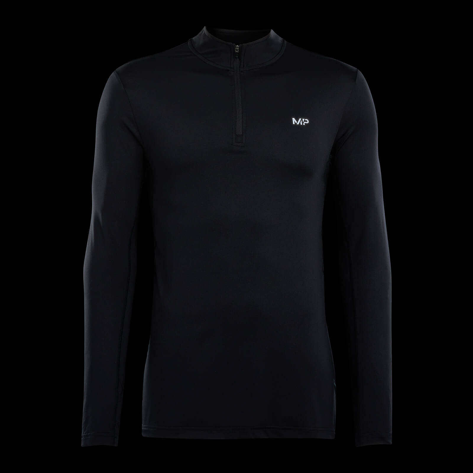 Haut à fermeture éclair ¼ MP Velocity pour hommes – Noir