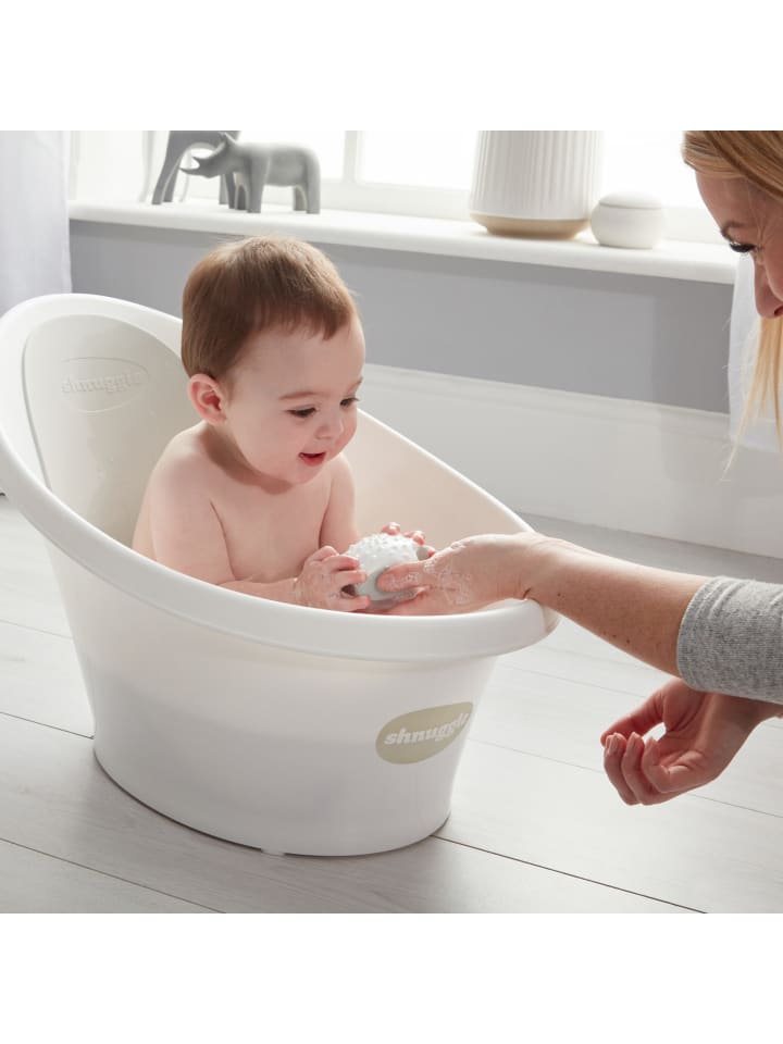 Shnuggle Babybadewanne weiß / hellgrau günstig kaufen onesize