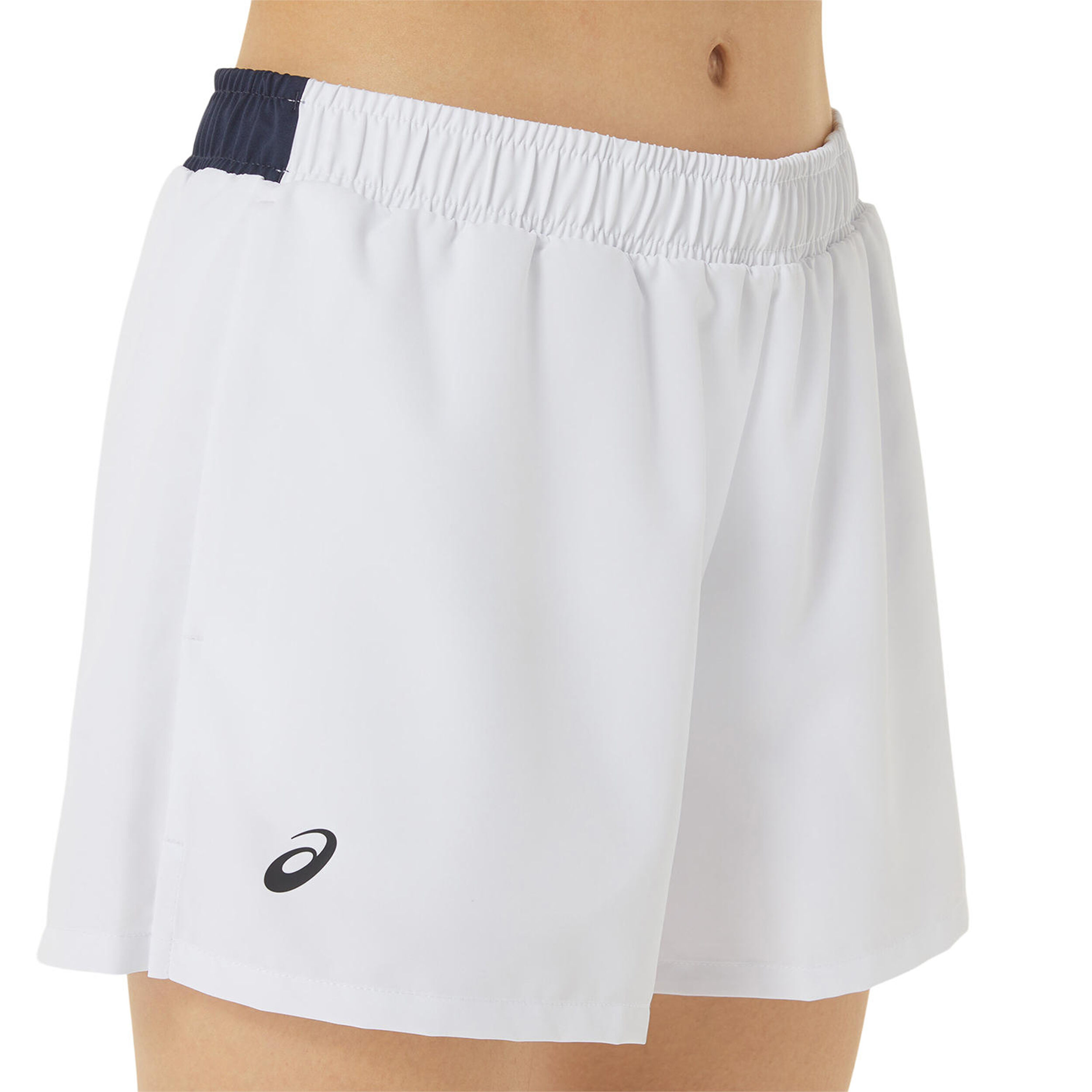Court Shorts Damen - Weiß, Schwarz