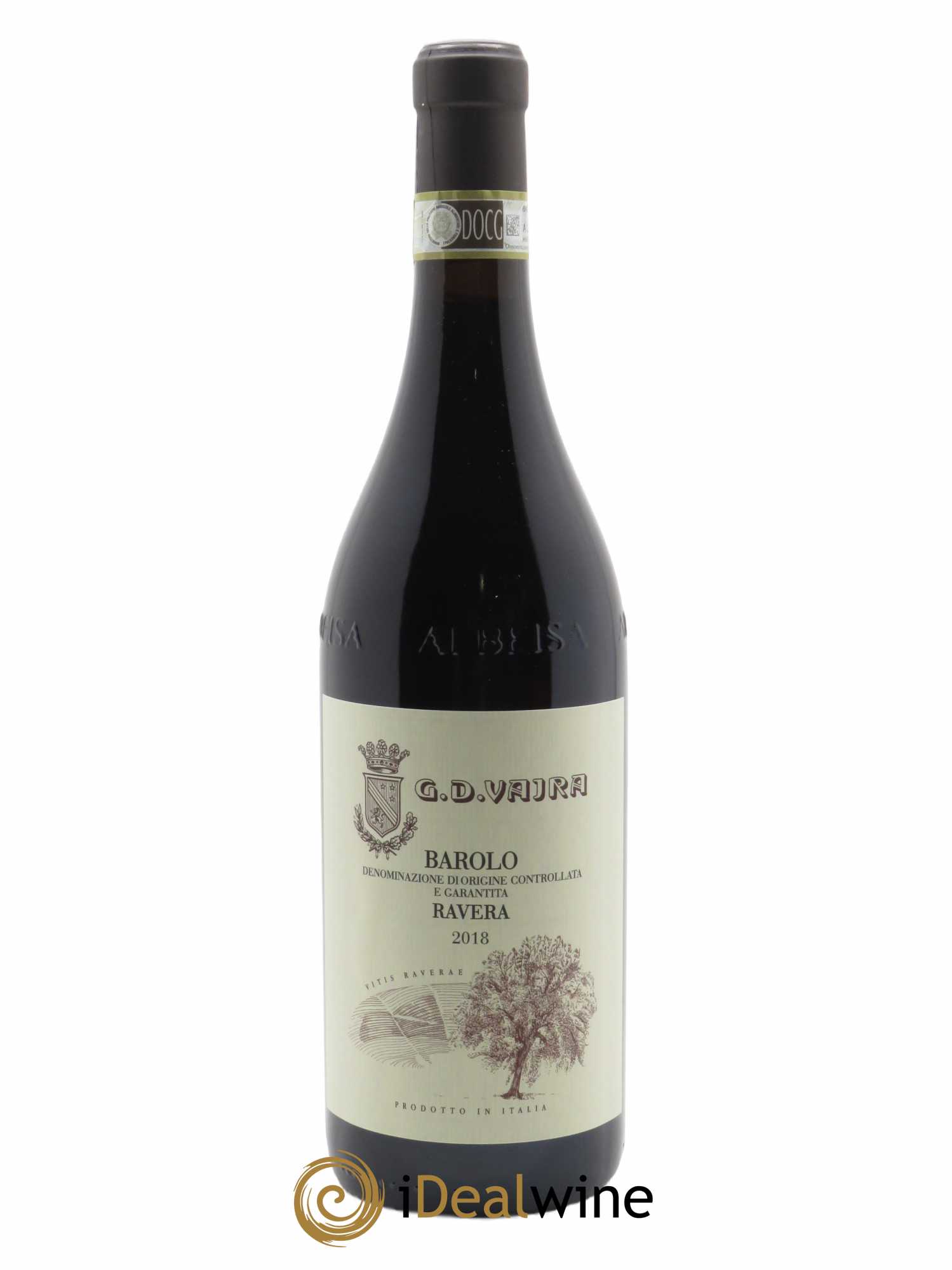 Barolo DOCG Ravera G.D Vajra  2018 - Lot de 1 Bouteille