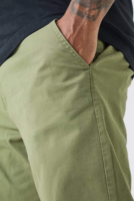 Plus Slim-Fit Chino-Hose