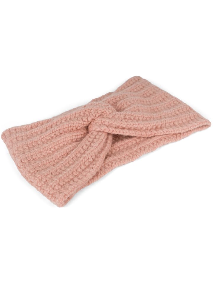 styleBREAKER Strick Stirnband in Altrose günstig kaufen onesize