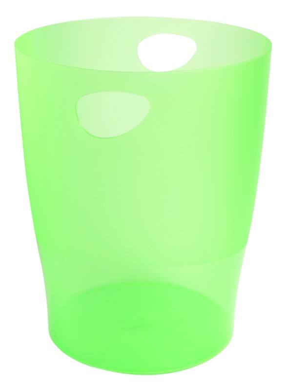 Exacompta Papierkorb Ecobin Grün 15L 26,3 x 26,3 x 33,5 cm 8 Stück