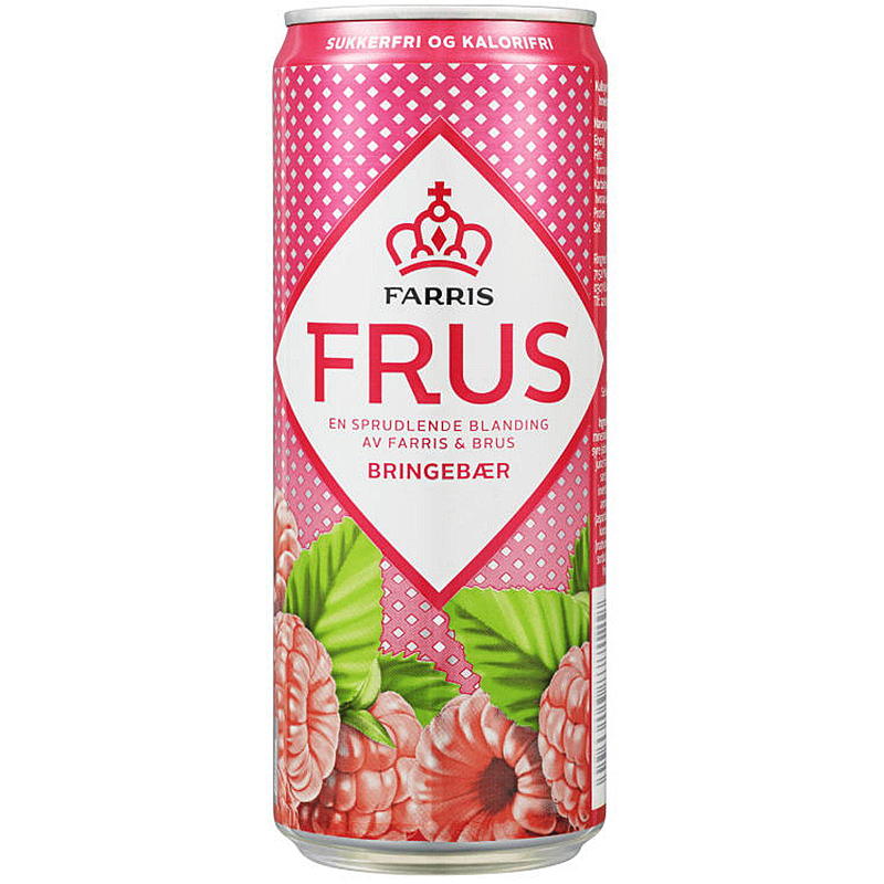 Farris Farris Frus 0,33 l boks bringebær
