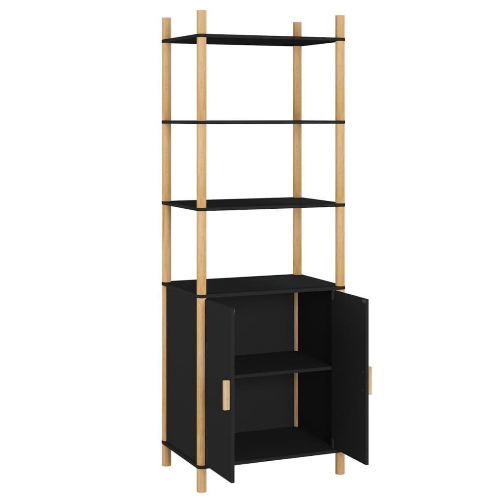 vidaXL Sideboard Highboard Schwarz 60x40x173 cm Holzwerkstoff (1 St)