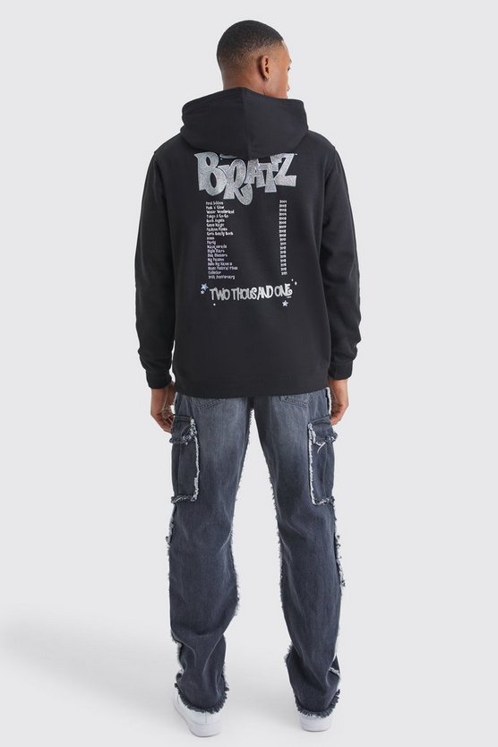 Oversize Hoodie mit lizenziertem Bratz Tour Print