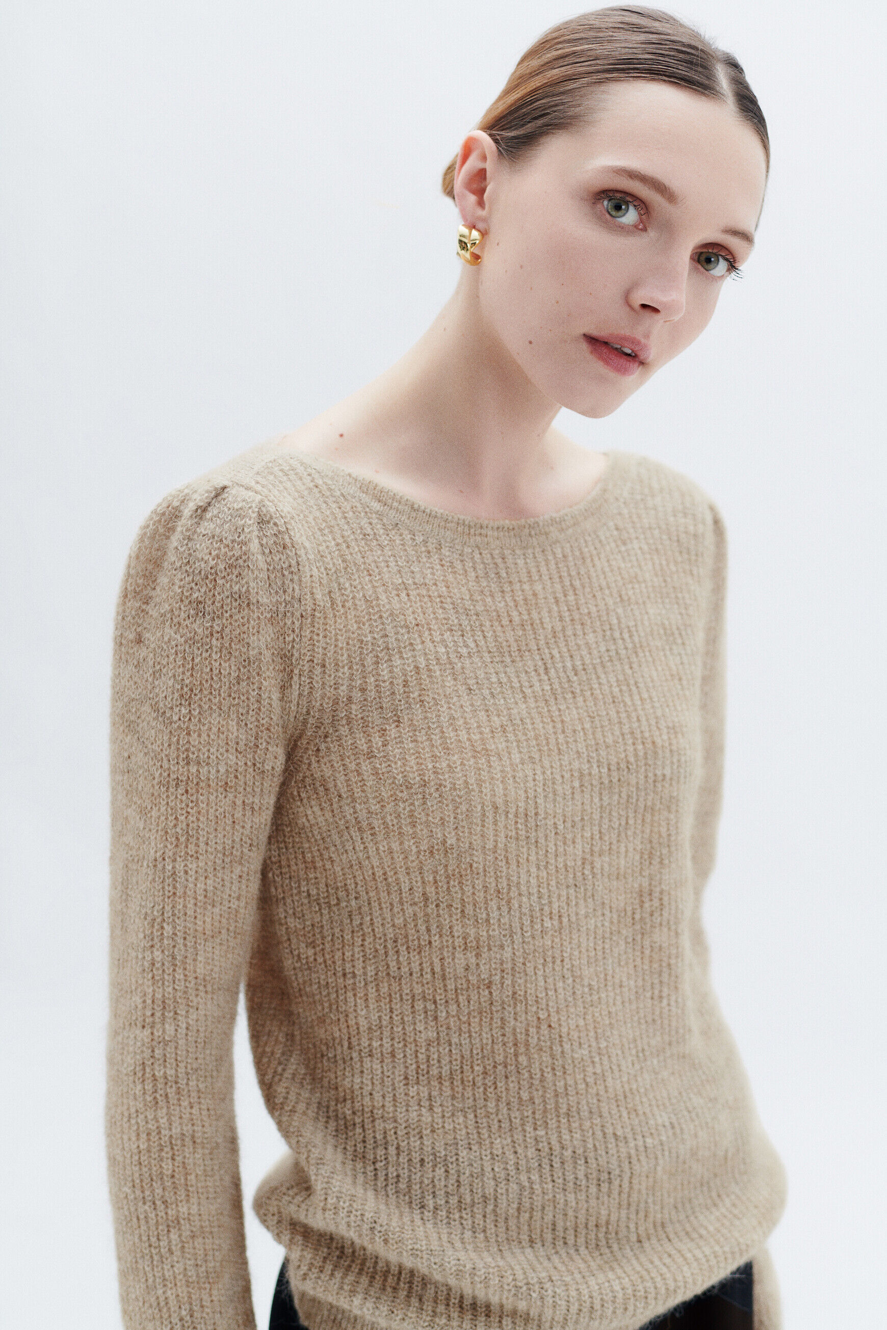 Pull manyssa beige femme