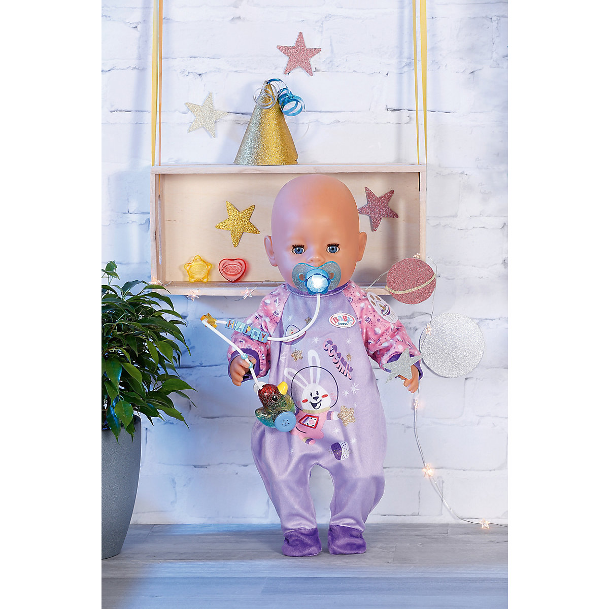 BABY born® Happy Birthday Interactive Magic Schnuller 43 cm
