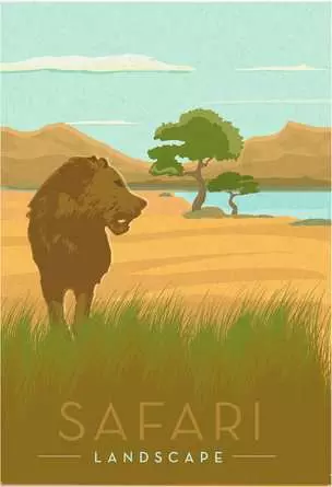 Puzzle 99 Teile - Safari