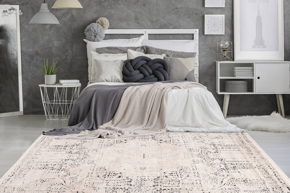 Arte Espina Teppich Multi / Anthrazit 80cm x 150cm