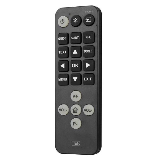 Télécommande universelle TNB pour seniors, compatible avec 1 combiné