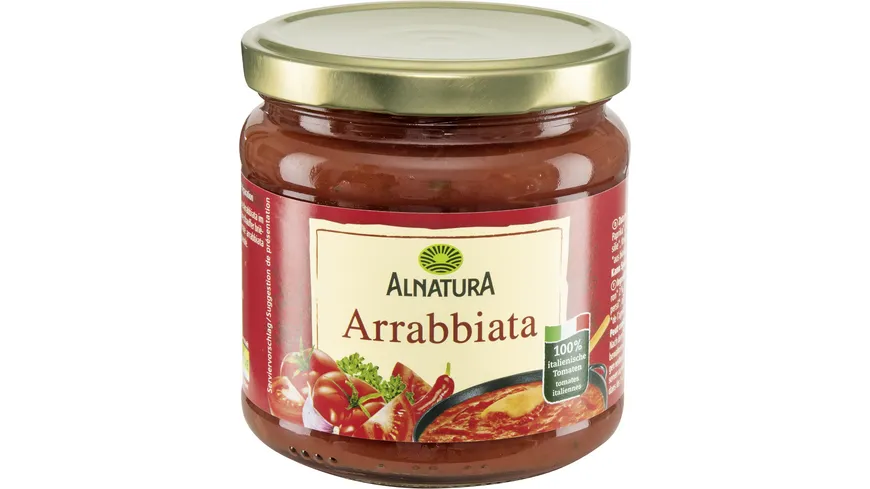 Alnatura Bio Tomatensauce Arrabbiata 350 ml
