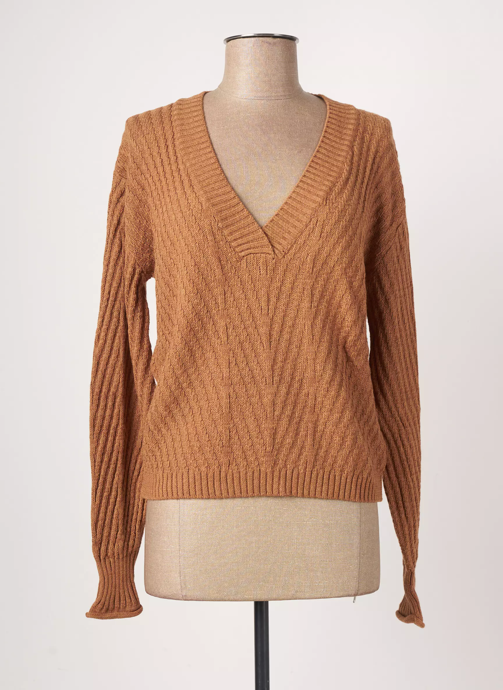 B Young Pulls Femme couleur marron