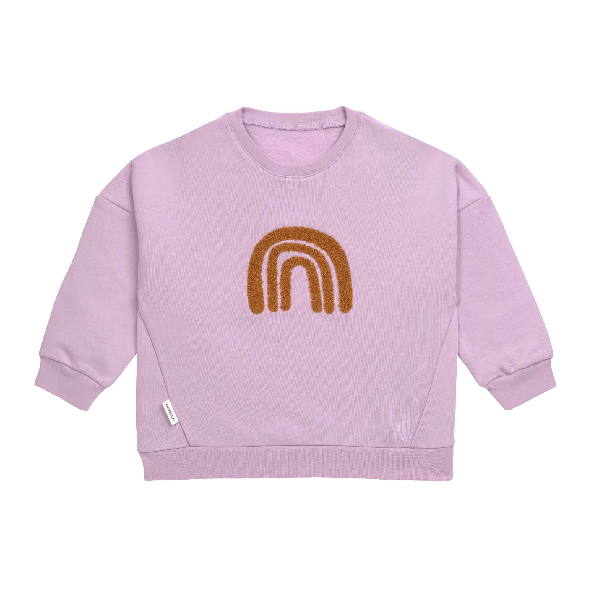 Kinder Pullover - Bio Baumwolle, Little Gang, Regenbogen Lila