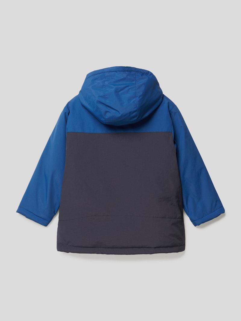 Jacke mit seitlichen Eingrifftaschen Modell 'ANORAK' in marineblau