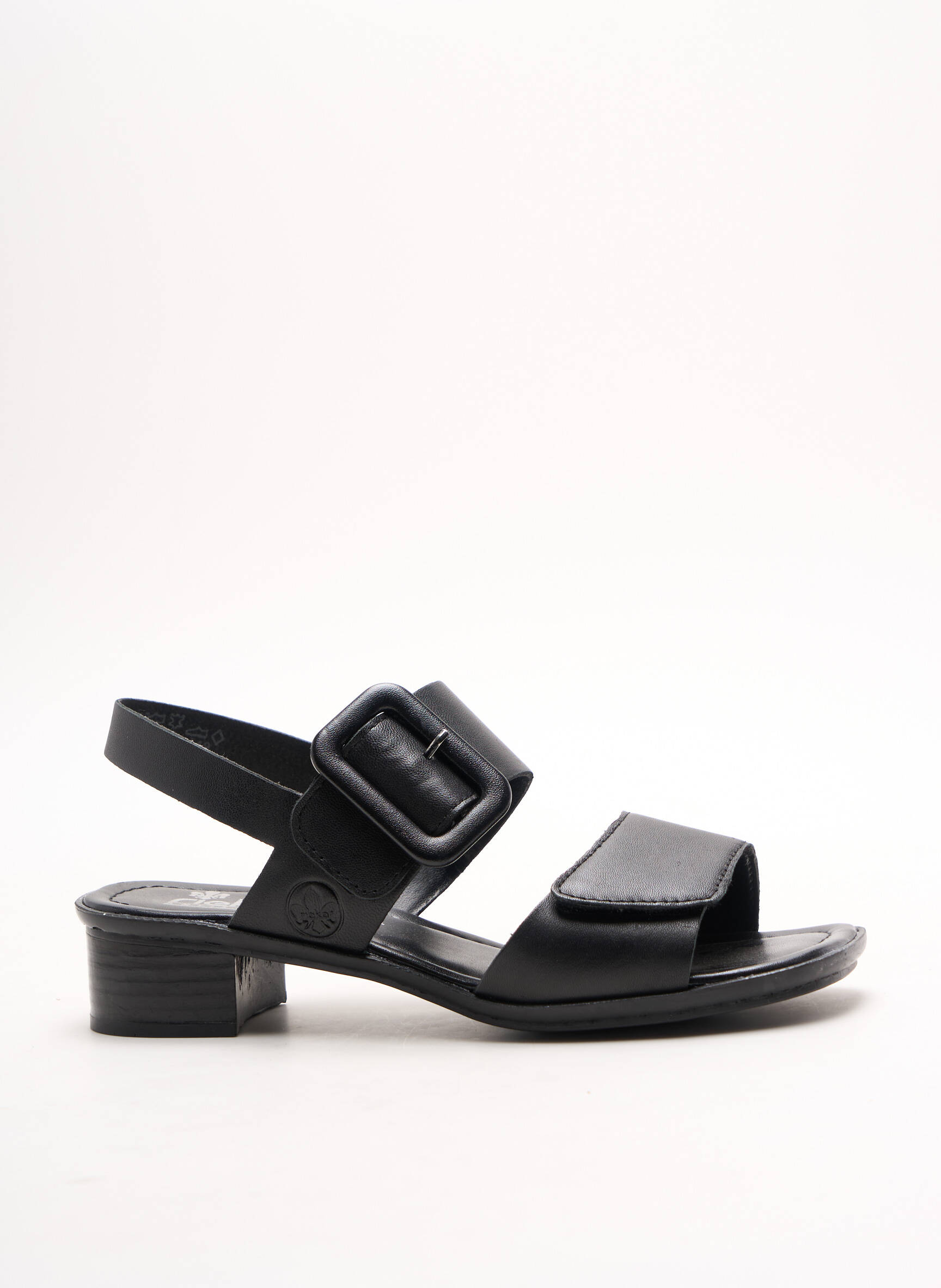 Rieker Sandales Nu Pieds Femme couleur noir