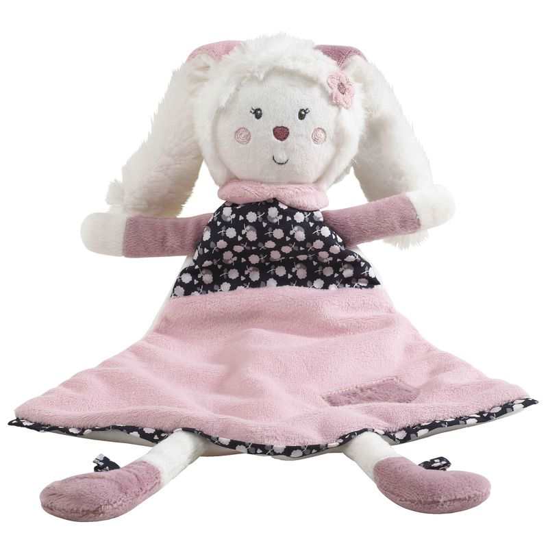 Doudou mouchoir Lapin Miss fleur de lune