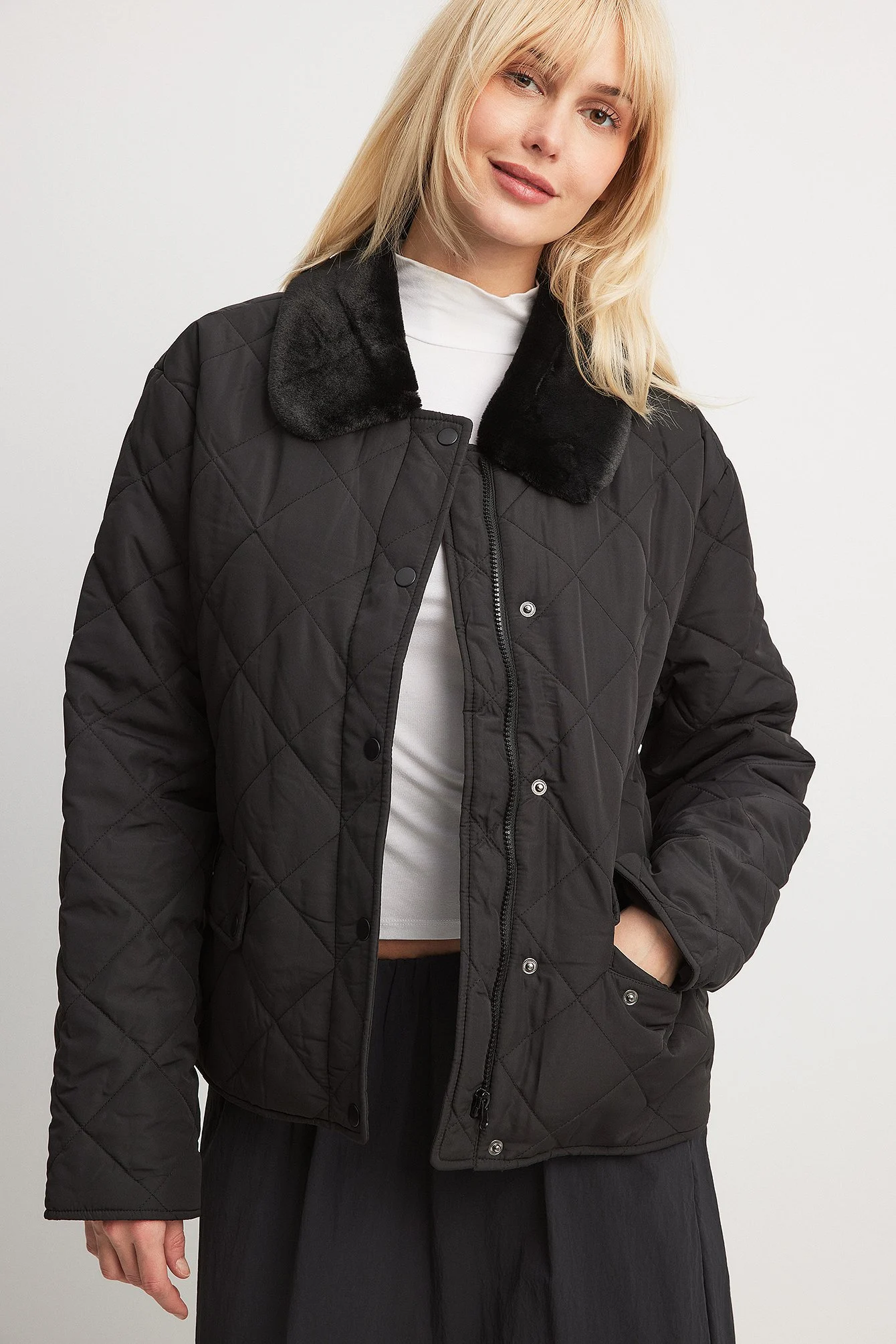 Gesteppte wattierte Jacke