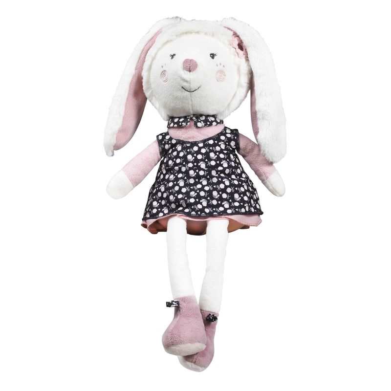 Doudou lapin grand modèle Miss fleur de lune