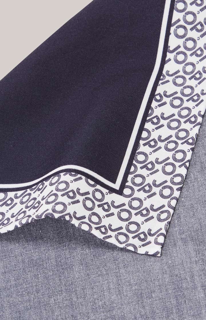 Einstecktuch in Navy/Weiß