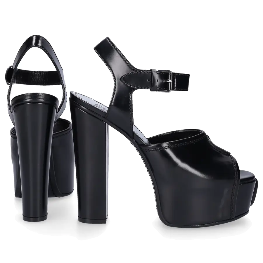Givenchy - Sandaletten High Heels BE303 Kalbsleder - schwarz