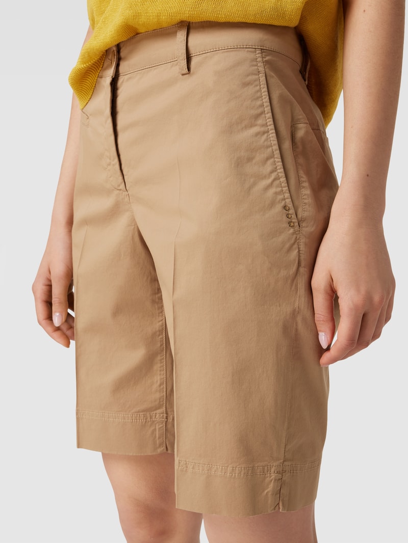 Chino-Shorts mit Bügelfalten Modell 'Marilyn' in beige