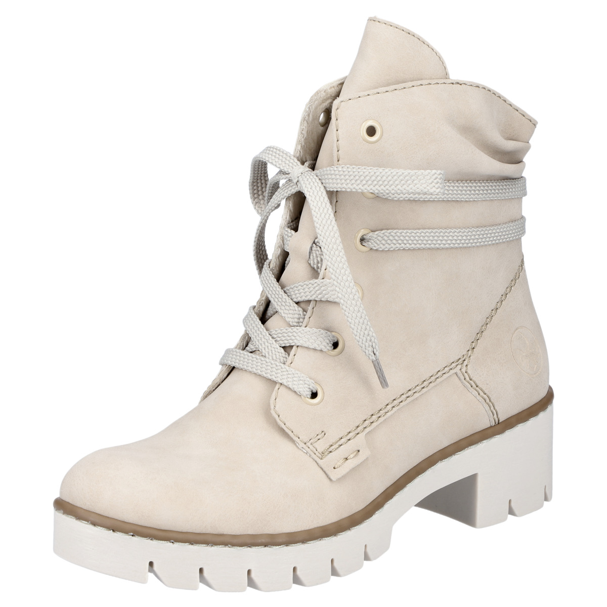 Rieker X5717 Schnürboots creme